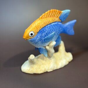 Vintage Silvestri Fish Sculpture 1980's-90s Nautical Home Decor Bathroom Accents